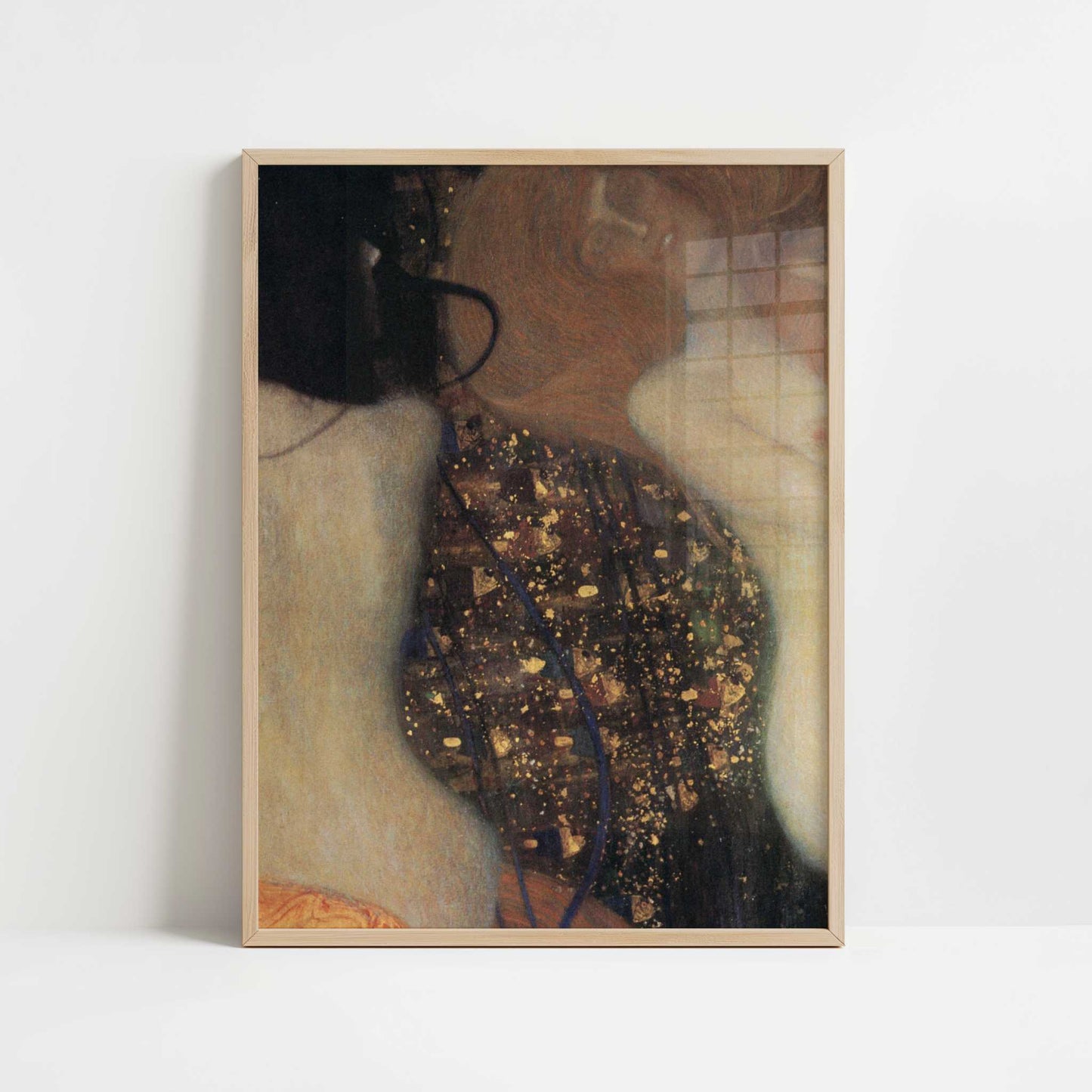 Goldfish (1901-2) by Gustav Klimt – Art Print - Art print in oak frame