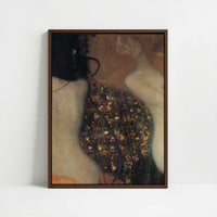 Framed Canvas - Framed canvas in dark wood color frame