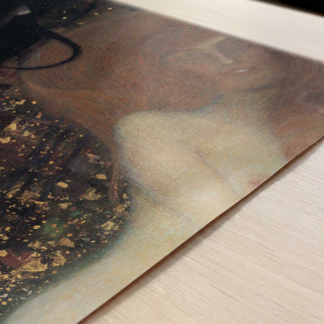 Goldfish (1901-2) by Gustav Klimt – Art Print - Close-up detail of the art print