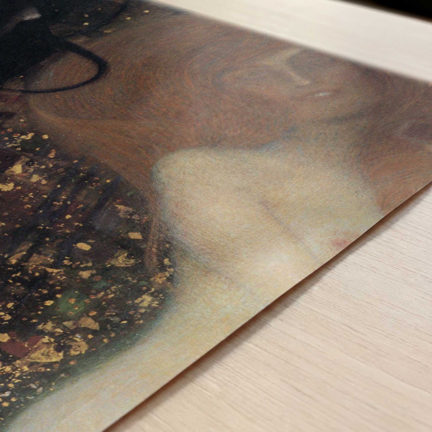 Goldfish (1901-2) by Gustav Klimt – Art Print - Close-up detail of the art print