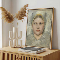 Framed Canvas - Framed canvas in a stylish interior setting
