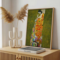 Framed Canvas - Framed canvas in a stylish interior setting