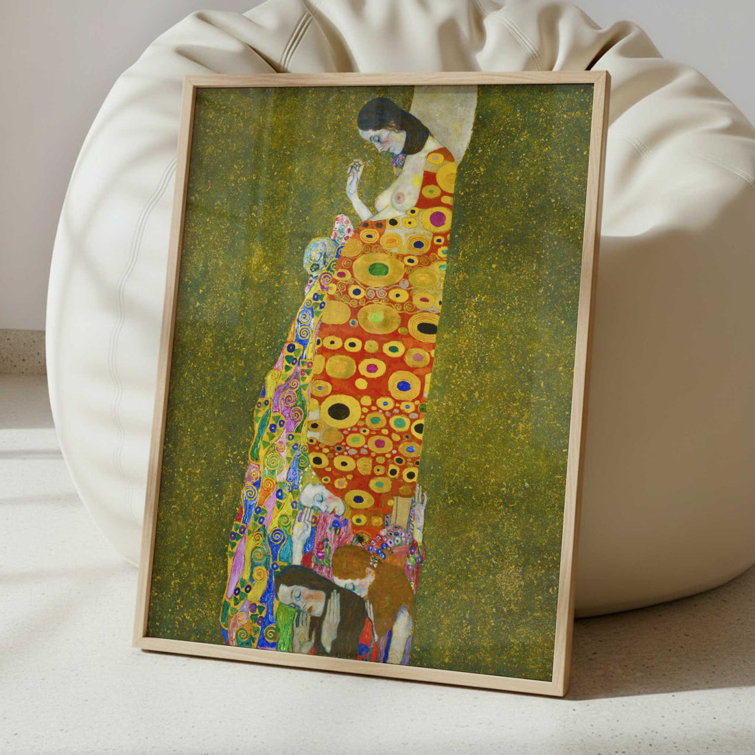 Hope II (1907-8) by Gustav Klimt – Art Print - Interior inspiration