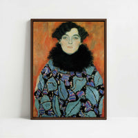 Framed Canvas - Framed canvas in dark wood color frame