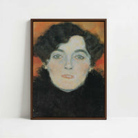Framed Canvas - Framed canvas in dark wood color frame
