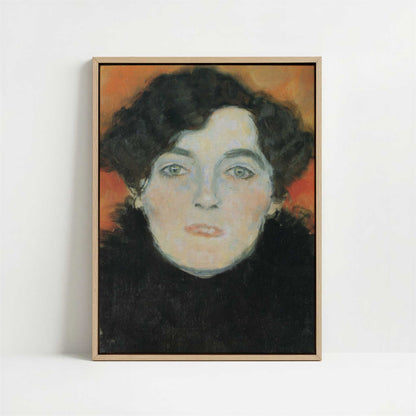 Framed Canvas - Framed canvas in oak color frame