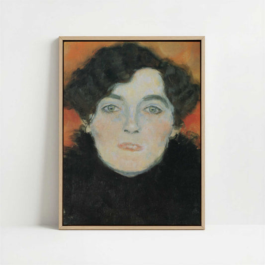 Framed Canvas - Framed canvas in oak color frame