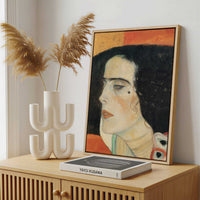 Framed Canvas - Framed canvas in a stylish interior setting