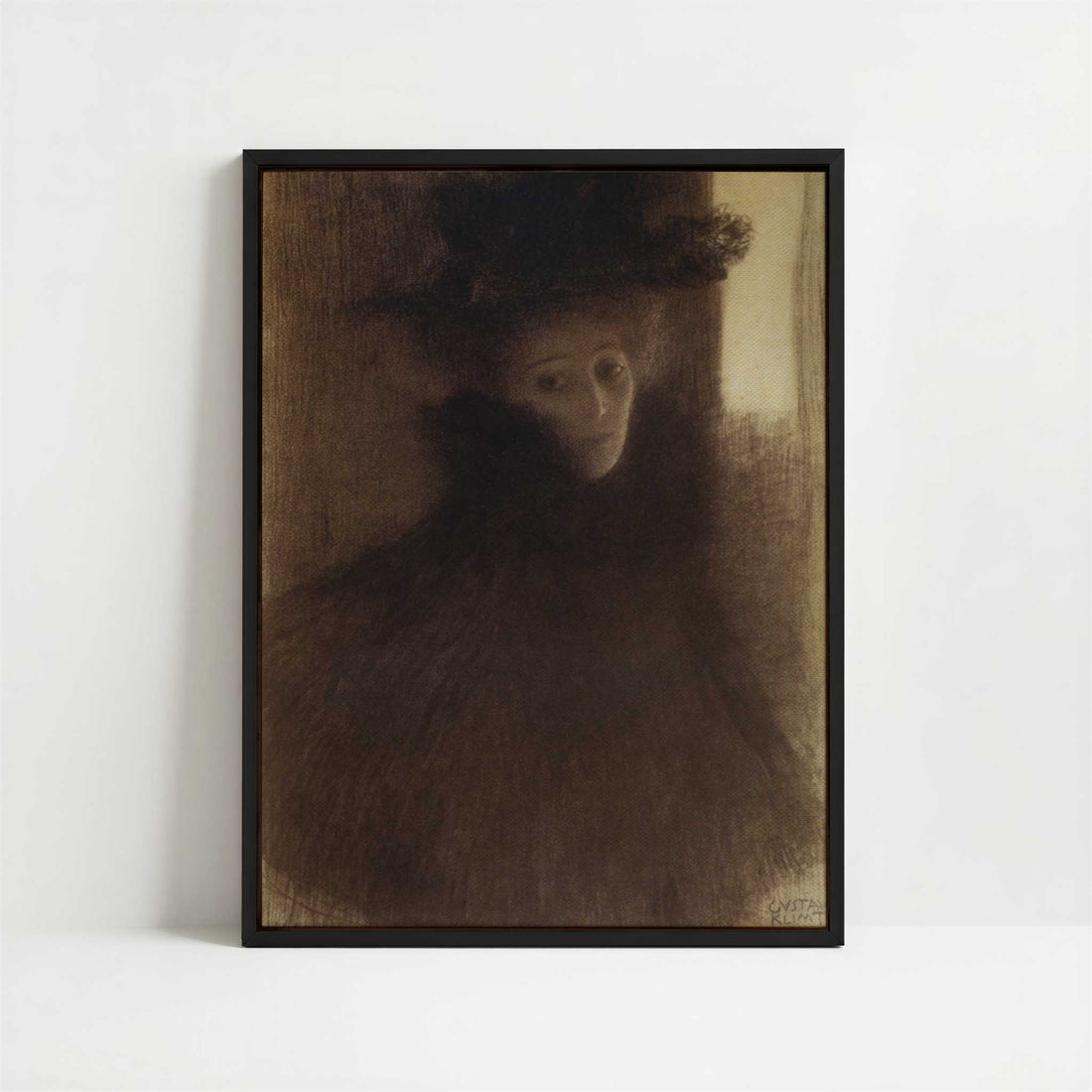 Framed Canvas - Framed canvas in black frame