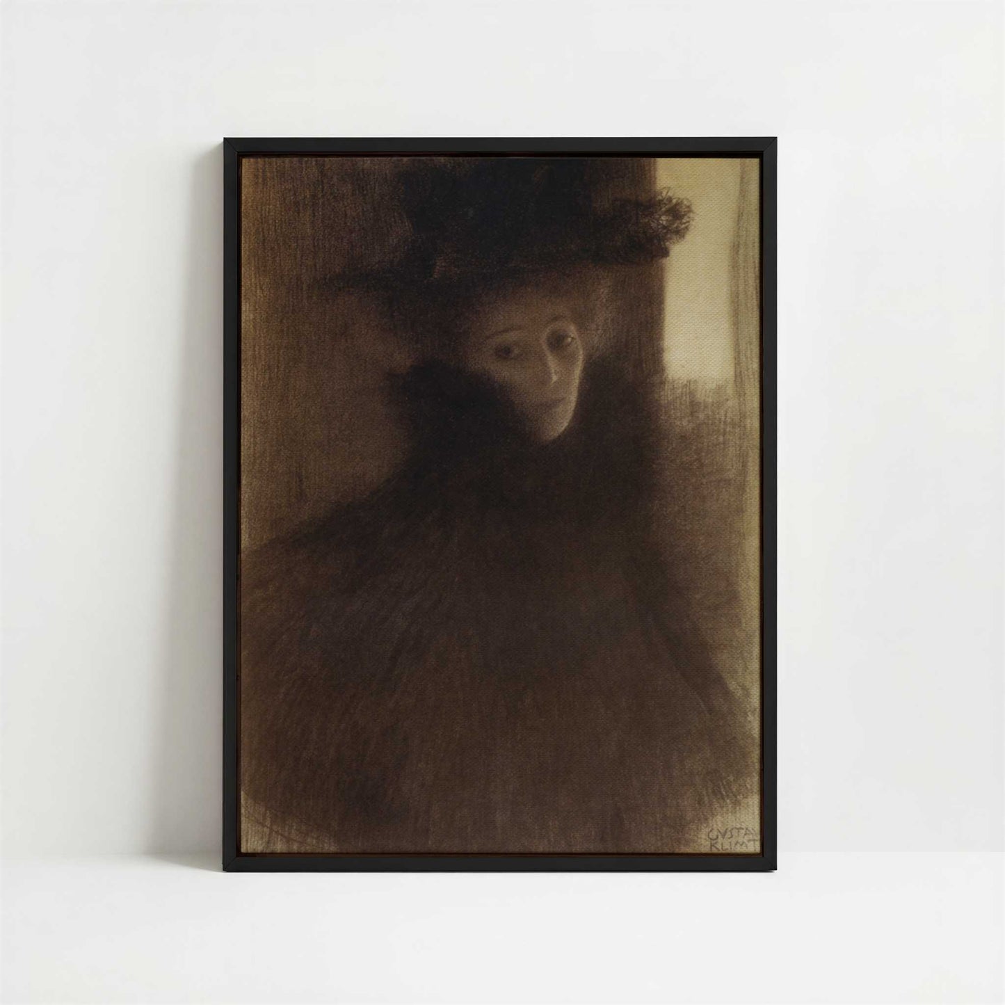 Framed Canvas - Framed canvas in black frame
