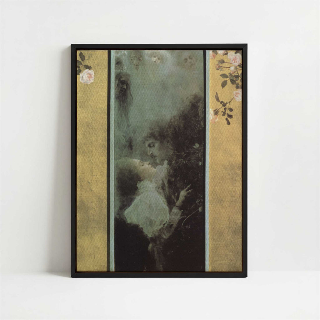 Framed Canvas - Framed canvas in black frame