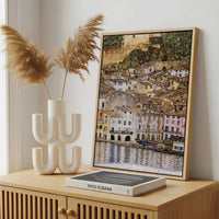 Framed Canvas - Framed canvas in a stylish interior setting