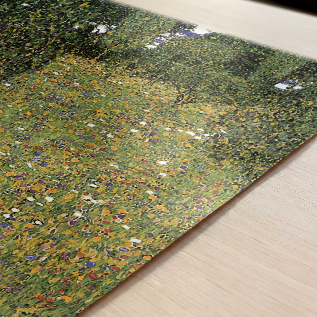 Meadow in Flower (1906) by Gustav Klimt – Art Print - Close-up detail of the art print