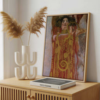 Framed Canvas - Framed canvas in a stylish interior setting