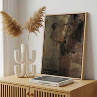 Framed Canvas - Framed canvas in a stylish interior setting