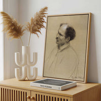 Framed Canvas - Framed canvas in a stylish interior setting