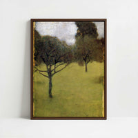 Framed Canvas - Framed canvas in dark wood color frame