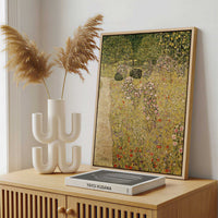 Framed Canvas - Framed canvas in a stylish interior setting