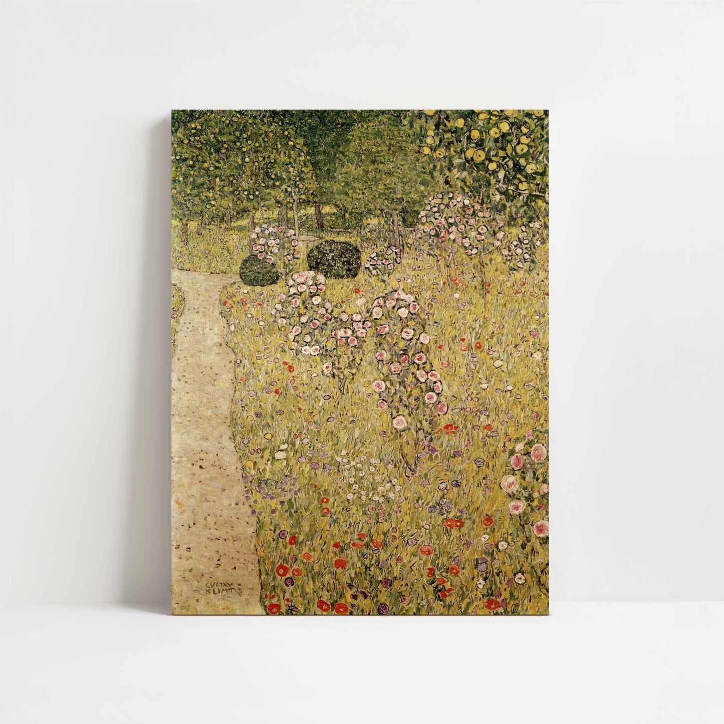 Orchard with Rose Bushes (1911-12) by Gustav Klimt – Art Print - Unframed art print