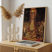 Framed Canvas - Framed canvas in a stylish interior setting