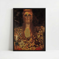 Framed Canvas - Framed canvas in black frame