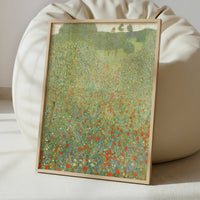 Poppy Field (1907) by Gustav Klimt – Art Print - Interior inspiration