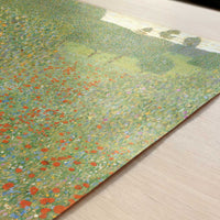 Poppy Field (1907) by Gustav Klimt – Art Print - Close-up detail of the art print