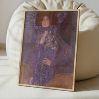 Portrait of Emilie Floege (1902) by Gustav Klimt – Art Print - Interior inspiration