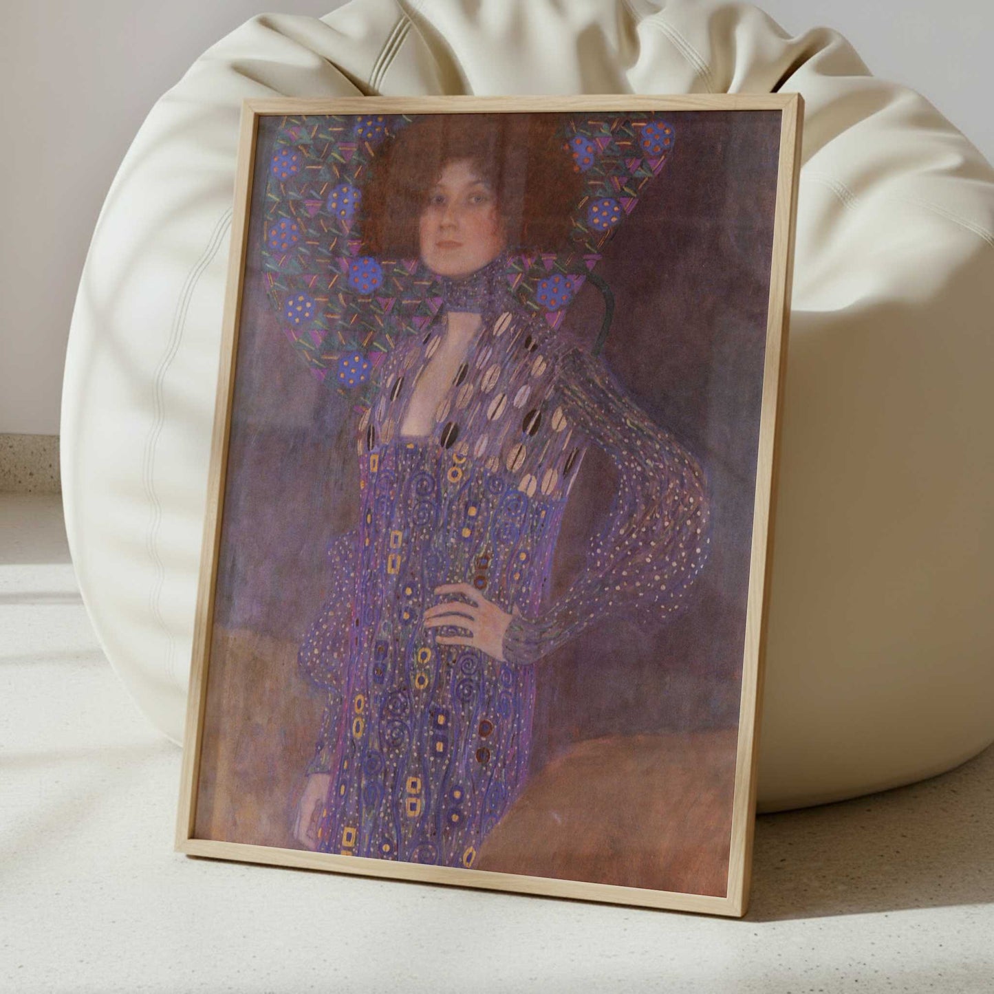 Portrait of Emilie Floege (1902) by Gustav Klimt – Art Print - Interior inspiration
