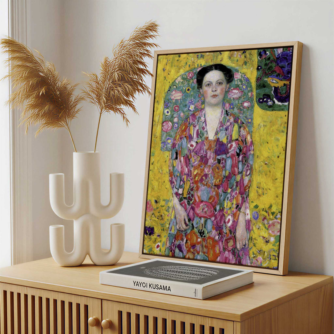 Framed Canvas - Framed canvas in a stylish interior setting