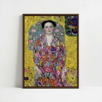 Framed Canvas - Framed canvas in dark wood color frame