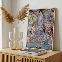 Framed Canvas - Framed canvas in a stylish interior setting