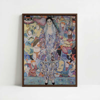 Framed Canvas - Framed canvas in dark wood color frame