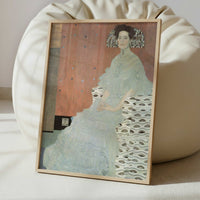Portrait of Fritza Riedler (1906) by Gustav Klimt – Art Print - Interior inspiration