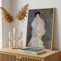 Framed Canvas - Framed canvas in a stylish interior setting
