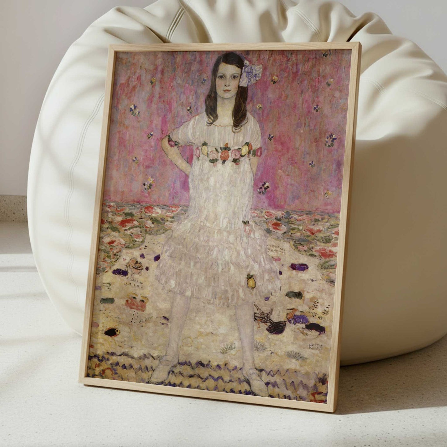 Portrait of Mada Primavesi (1912) by Gustav Klimt – Art Print - Interior inspiration