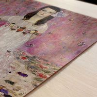 Portrait of Mada Primavesi (1912) by Gustav Klimt – Art Print - Close-up detail of the art print