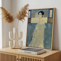 Framed Canvas - Framed canvas in a stylish interior setting