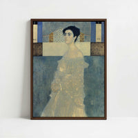Framed Canvas - Framed canvas in dark wood color frame
