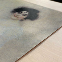 Portrait of Serena Lederer (1899) by Gustav Klimt – Art Print - Close-up detail of the art print
