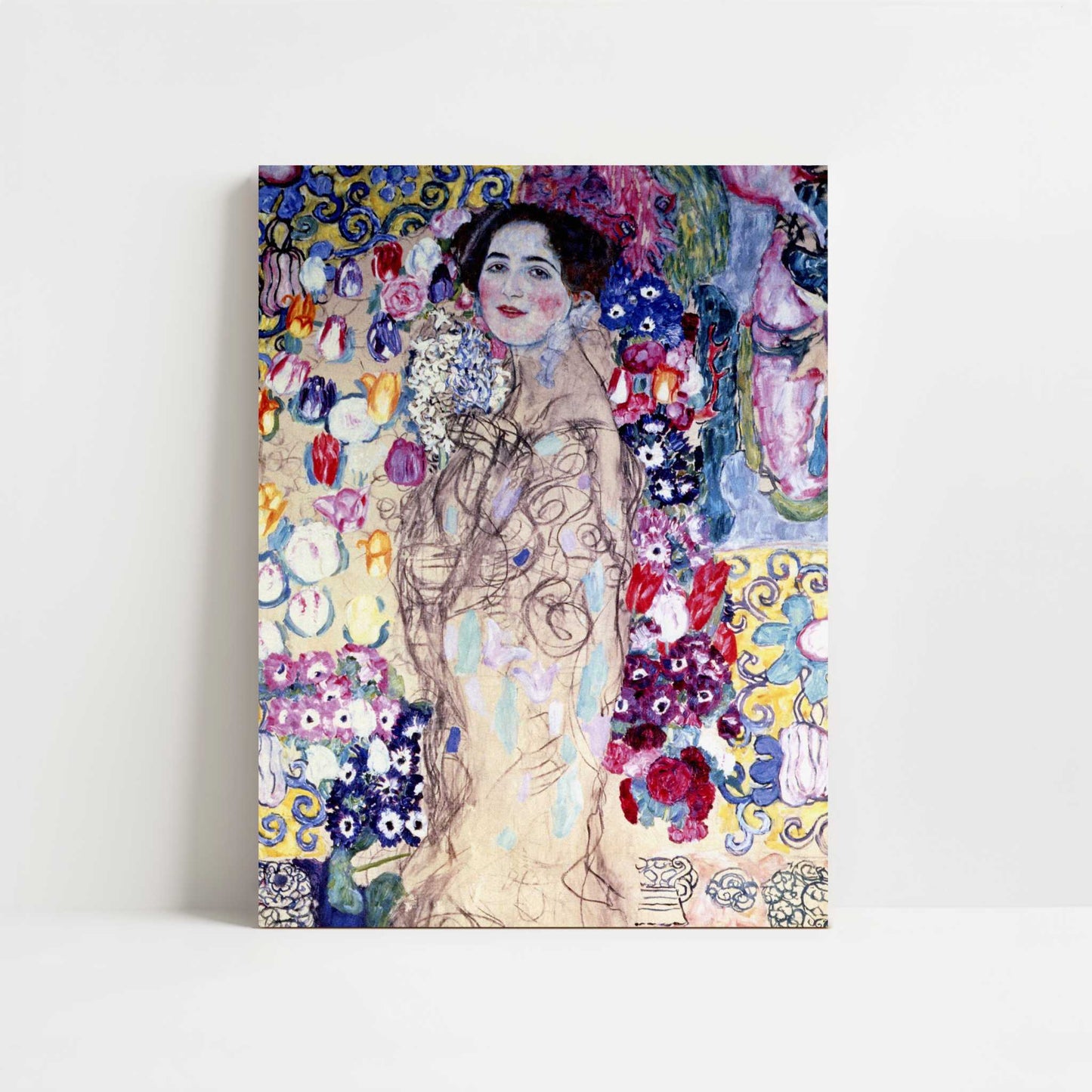 Portrait of a Lady (1917-18) by Gustav Klimt – Art Print - Unframed art print