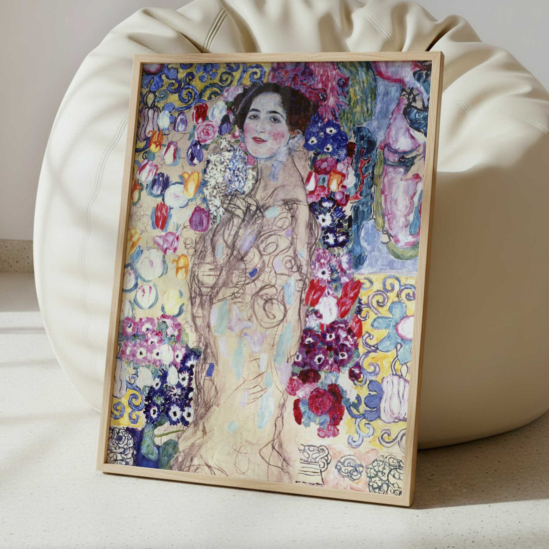 Portrait of a Lady (1917-18) by Gustav Klimt – Art Print - Interior inspiration