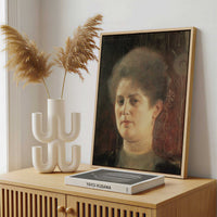 Framed Canvas - Framed canvas in a stylish interior setting