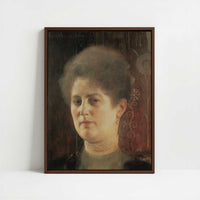 Framed Canvas - Framed canvas in dark wood color frame