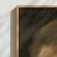 Framed Canvas - Close-up detail and texture of the framed canvas