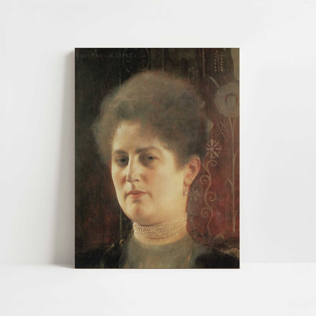 Portrait of a Lady (1894) by Gustav Klimt – Art Print - Unframed art print