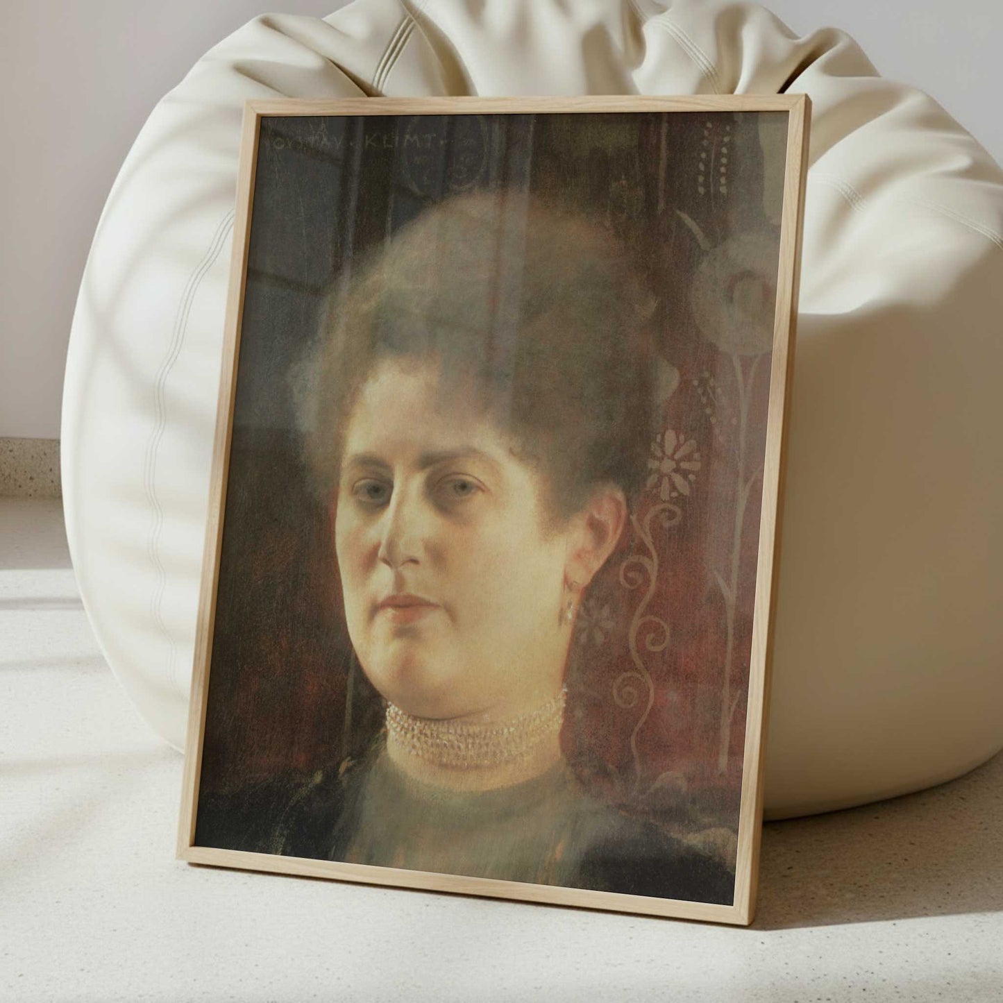Portrait of a Lady (1894) by Gustav Klimt – Art Print - Interior inspiration