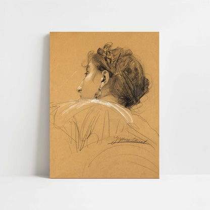 Portrait of a Woman (1918) by Gustav Klimt – Art Print - Unframed art print