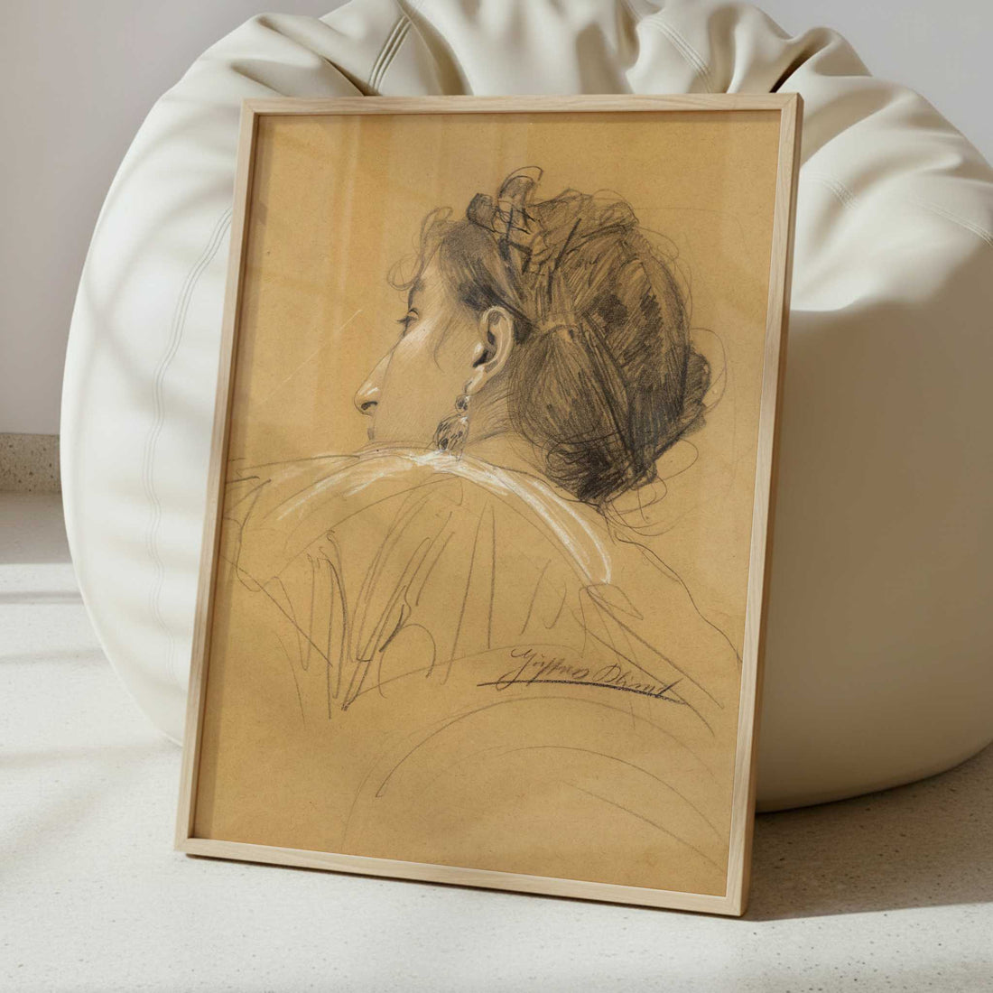 Portrait of a Woman (1918) by Gustav Klimt – Art Print - Interior inspiration