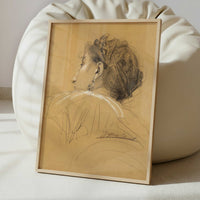 Portrait of a Woman (1918) by Gustav Klimt – Art Print - Interior inspiration